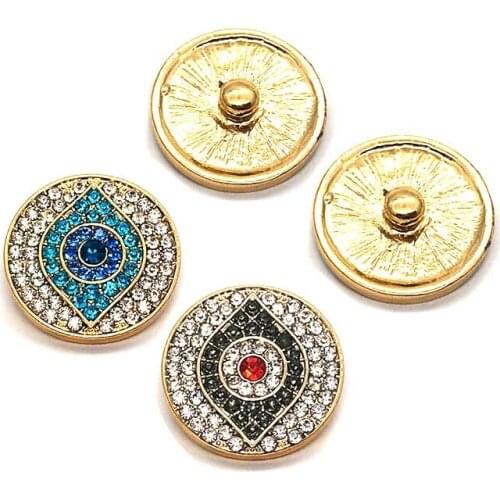 Wholesale w064 flower 18mm 25mm Crystal metal button for snap button Bracelet Necklace Jewelry For Women Silver jewelry