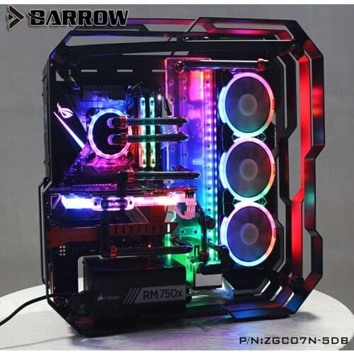 BarrowWaterway Boards For Zeaginal ZG-07 Case, For Intel CPU Water Block & Single/Double GPU Building ZGC07N-SDB