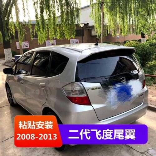 Suitable For 08-13 Honda Tail 2nd Generation Fit Refitted Special Non Perforated Baking Paint Decoration Rear Top Wing