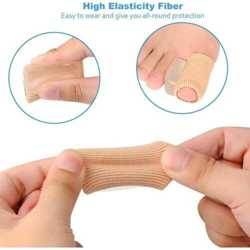 Finger & Toes Protector Silicone Gel Separator Insoles For Foot Pain Relief Cushion Bunion Hallux Valgu Overlapping Toe Pads