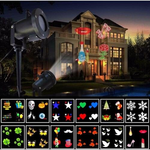 LED pattern projection card light (without remote control)