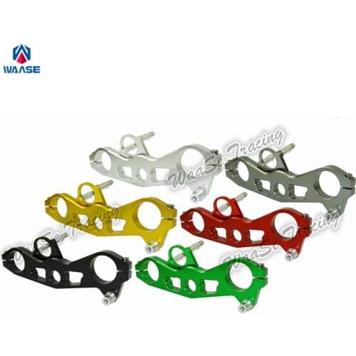 Waase Motorcycle Front Fork Lowering Triple Tree Upper Top Clamp Yoke For Kawasaki Ninja ZX-6R ZX6R 2009 2010 2011 2012