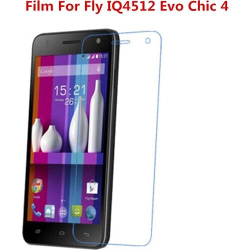 1/2/5/10 Pcs Ultra Thin Clear HD LCD Screen Protector Film With Cleaning Cloth Film For Fly IQ4512 Evo Chic 4