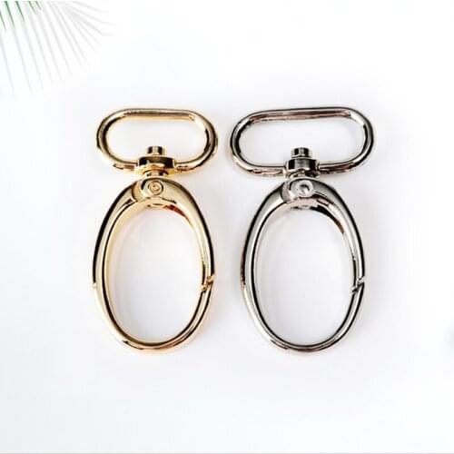 10 Pieces Zinc Alloy Dog Buckle Lobster Metal Buckle Key Jewelry Luggage Accessories Webbing Spot Big Belly Buckle