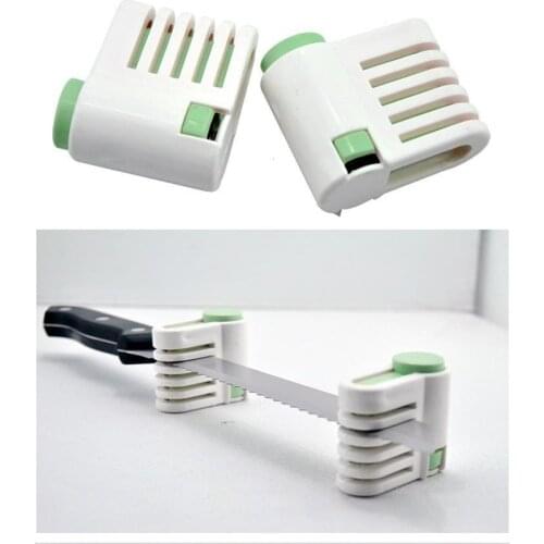 2pcs/pack Leveler Slicer Cutting Fixator for Kitchen Tools 5 Layers Adjustable DIY Cake Bread Cake Cutter