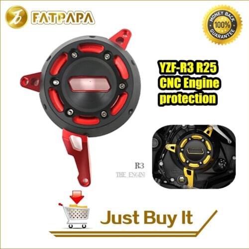 2017 Motorcycle Modification CNC Engine Protection Cover Damage Block Fit For yamaha YZF R3 14-15-16