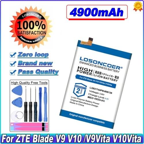 4100mAh Li3931T44P8h806139 Battery For ZTE Blade V9 V10 /V9Vita V10Vita /A7 Vita /A4 / A5 2020