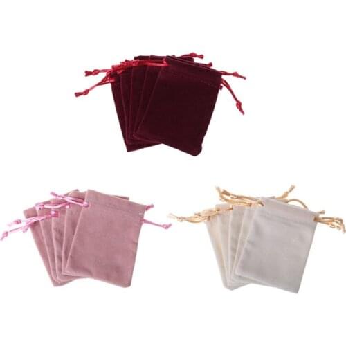 5pcs Velvet Dice Bag Tarot Cards Deck Storage Bag Toy Jewelry Drawstring Package Mini Drawstring Package Board Game