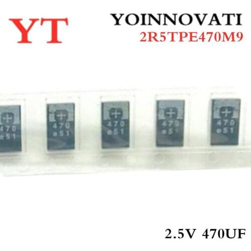 300pcs/lot 2R5TPE470M9 2.5V 470UF Best quality