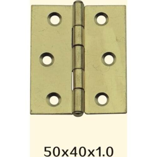 Freeshipping 50*40*1mm Iron Metal Hinge Sewing Machine Folding Table Furniture Flip Tray Hinges Big Door Hinges