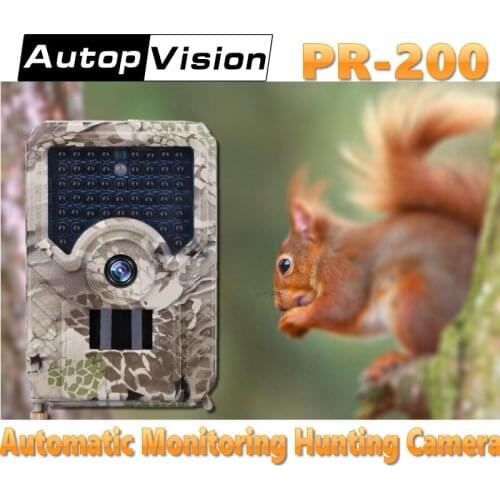 PR200 Outdoor Trail Camera 12MP 940nm IR LED Hunting Camera Waterproof Wildlife Camera Night Vision photo traps scout PR-200
