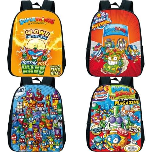 Hot Sale Super Zings Kindergarten Bags Children Cartoon School Bag Boys Girls SuperThings Series 7 Backpack Kids Waterproof Bags