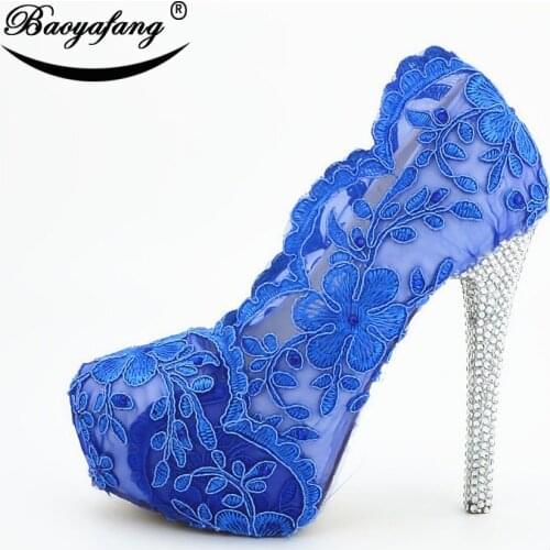 New White flower womens wedding shoes Bride Fashion shoes for woman High heels Pumps Thin heel Bridal party dress shoes