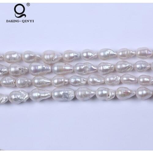 Wholesale Natural Big Size Fireball Nucleated Baroque Freshwater Pearls