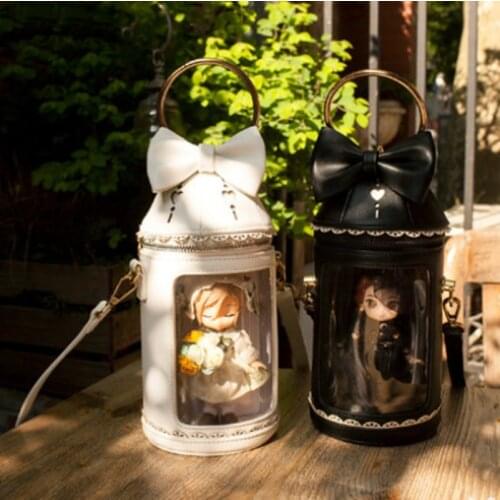 Original Lantern Bag Bucket Bag For Women Lolita OB11 BJD Out Vintage Retro Crossbody Messenger Wallet Mobile Phone Bag Wallet