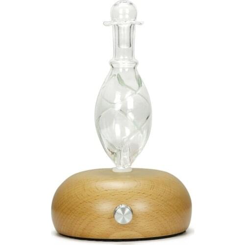 Waterless Pure Essential Oil Diffuser Nebulizer Wooden Glass Aromatherapy Aroma Diffusers Aroma Diffuser