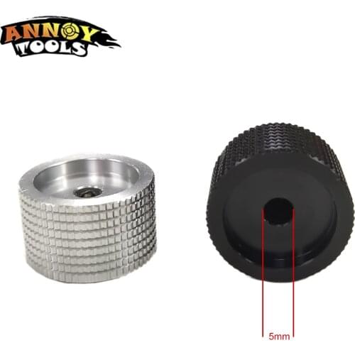 2PCS/5PCS/10PCS 25x15.5x5mm Aluminum Alloy Potentiometer Knob Rotation Switch Volume Control Knob Black In Stock