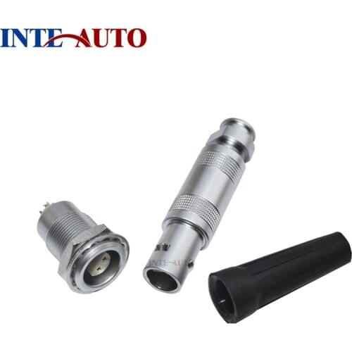 S series M9 size 4 core straight plug cable mounted connector fixed receptacle 0S INT-TFA ZRA, strain relief