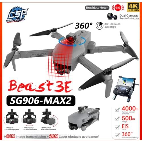 2021 NEW Pro 2 Pro2 / SG906 GPS Drone with Wifi 4K Camera Three-Axis Anti-Shake Gimbal Brushless Professional Quadcopter Dron