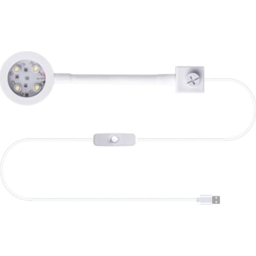 LED Aquarium Light Clip On Fish Tank Lighting Fit for 10mm/0.39 Inch Thickness Wall 5W Fast Heat Dissipation 360° Adjust