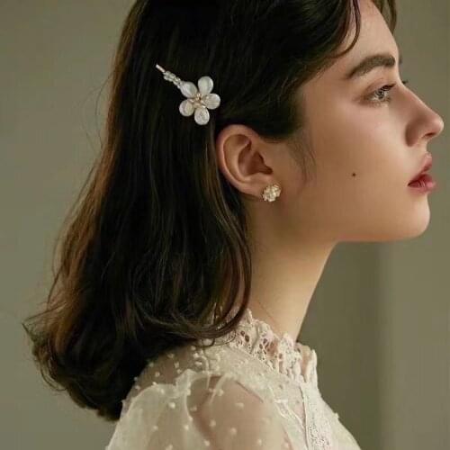 Natural pearl hairpin glare gemstones natural bijoux femme jewlery perles perlas naturales joygioielledorapang koraliki ria fina