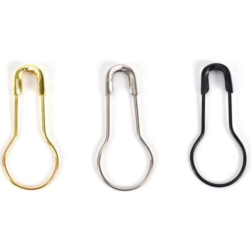 Hot Sale 100Pcs Pins Calabash Bulb Gourd Shape Metal Clips Knitting Stitch Marker Holder Tag Pins