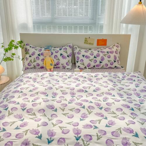 Tropical Plants Leaves 4pcs Girl Boy Kid Bed Cover Set Duvet Cover Adult Child Bed Sheet Pillowcase Comforter Bedding Set 61076