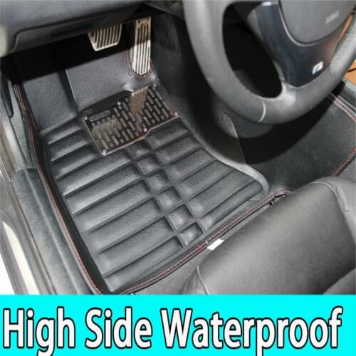 Car floor mats for Audi A1 A3 A6 A7 A8 Q3 Q5 Q7 TT 5D car-styling heavy duty all weather carpet floor liner