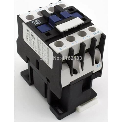 CJX2-1801 18A 3P NC AC contactor CJX2-18 LC1-D18 series contactor 220V 380V 110V 48V 36V 24V