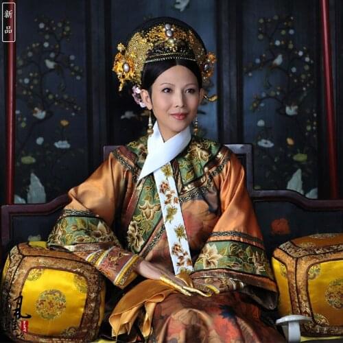 Cai ShaoFen Empress Costume TV Play Legend of Zhenhuan Qing Dynasty Royal Princess Hanfu Female Qifu Embroidery Hanfu