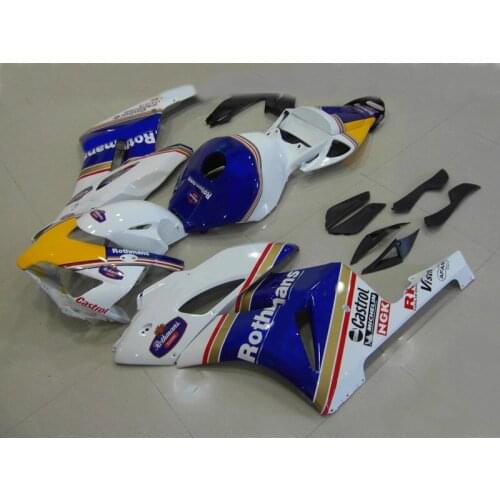 Custom Motorcycle Fairing kit for HONDA CBR1000RR 04 05 CBR 1000RR CBR 1000 2004 2005 ABS White blue Fairings set+Gifts HO17