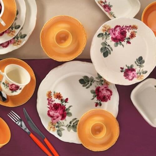 Kutahya has Porcelain San Marco 38 Piece 8936 Pattern Breakfast Team