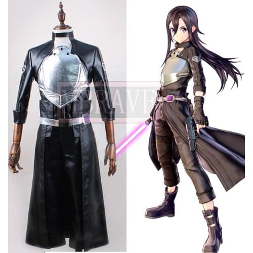 Sword Art Online:Fatal Bullet Kirigaya Kazuto Kirito Cosplay Costumes Custom Made Any Size