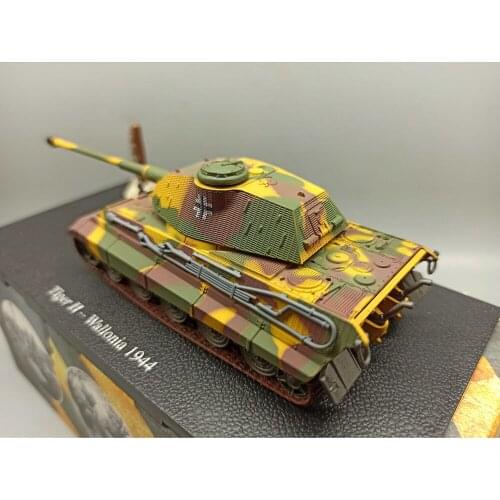 1:72 Scale 1944 Walloon War German Tiger II Tiger King Heavy Tank Heavy Armor Model Metal Alloy Diecast Models Toy Collectible