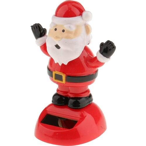 Solar Powered Shaking Bobble Head Flip Toys Dancing Figures Figurines Ornament Xmas Gift