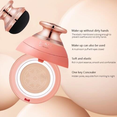 Mushroom Air Cushion BB Cream Base Foundation Moisturizing Cover Blemishes Brighten Tone Nutritious Makeup Primer TSLM1