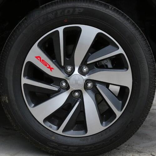 4pcs KK car wheel sticker car exterior decoration sticker For MITSUBISHI ASX Car Accessories