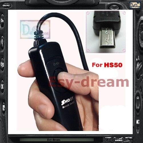Shutter Release Cable Cord Wired Remote Control As RR-80A RR80a For Fuji Fujifilm HS50 HS-50 PF099