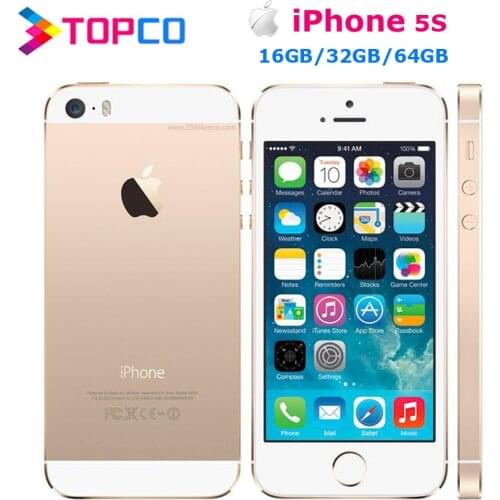 5S iPhone 5s Factory Unlocked Apple iPhone 5s 16GB 32GB 64GB ROM 8MP iOS 4.0"IPS 8MP WIFI GPS SIRI 4G LTE Mobile Phone