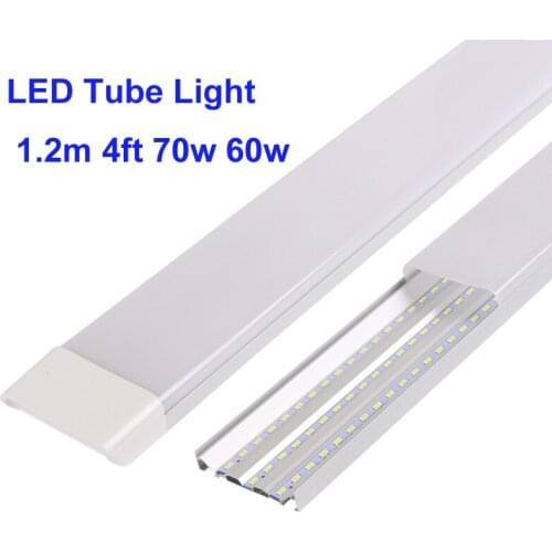 Led Fluorescent Light 120cm 1200mm 4ft 54W 4ft 3ft Led Tube Flat Batten Light Super Brightness 3 Linear led Light