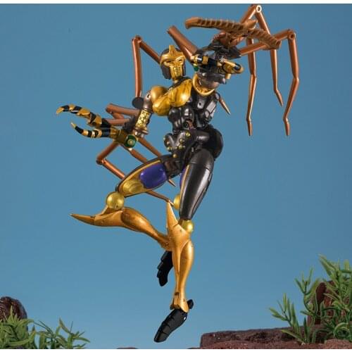 TAKARA TOMY Beast Wars Transformers MP46 Blackarachnia 18CM Black Widow Beast Man Hands-on Model