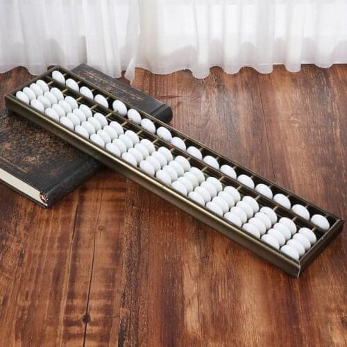 85DD 17 Digits Rods Soroban Standard Abacus Chinese Japanese Calculator Counting Tool Math Learning Beginners