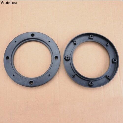 Wotefusi Car Audio Speaker Black Spacer Rings Bracket Holder Waterproof 4" Universal [QPA436]