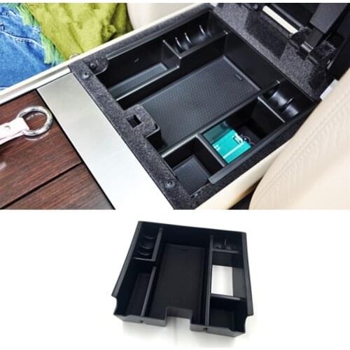 CNORICARC Car Organizer For Jaguar XF 2008-2017 Central Armrest Storage Box Interior Accessories Car Styling