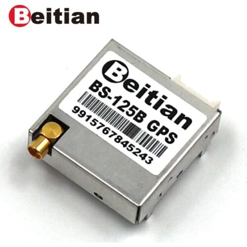 BEITIAN, 25.6mm*25.6mm*7mm RS-232 Level 5.0V IPC Industrial PC 9600bps NMEA-0183 GPS Module W/ external GPS Antenna 1Hz BS-125B