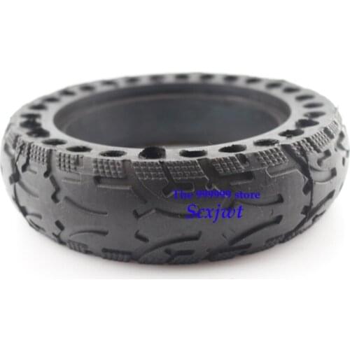 Free shipping 190 mm Solid Tire fit Shock Absorber Anti-slip Durable Rubber Tyre Wheels For Scooter
