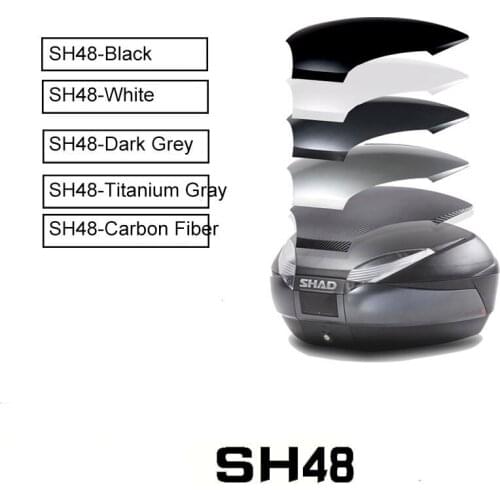 Top Case Color DIY Plate Cover for Shad SH48 White Red Blue Raw Accessories(only cover without box)