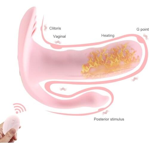 Wearable Dildo Vibrator Wireless Remote Control Panties G-Spot Clitoral Stimulation Massage Female Orgasmic Masturbation Device