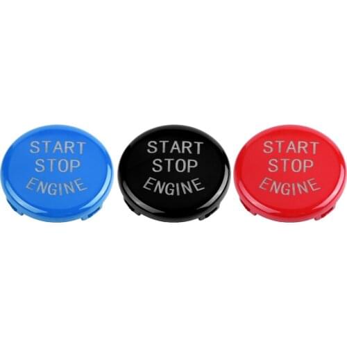 Car Engine Start Button One-key Start Button Engine Ignition Switch Cover for E Disk Bottom Car Accessory