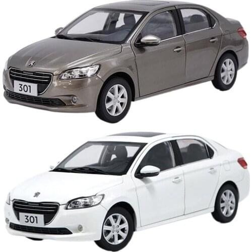 Simulation Alloy Car Model Dongfeng Peugeot 301 Collection Ornaments Decoration Birthday Present Kids Gifts Toys for Boys